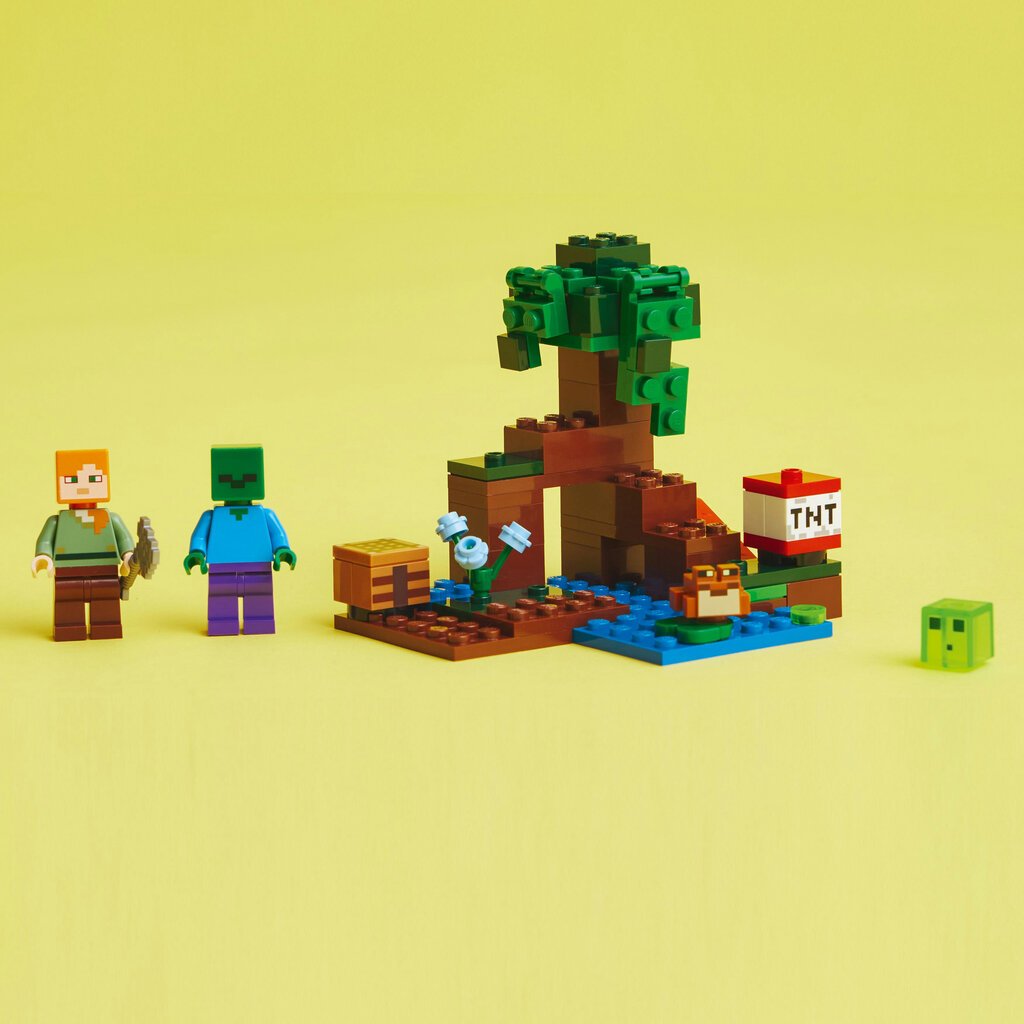 21240 LEGO® Minecraft Piedzīvojums purvā cena un informācija | Konstruktori | 220.lv