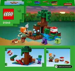 21240 LEGO® Minecraft Piedzīvojums purvā cena un informācija | Konstruktori | 220.lv