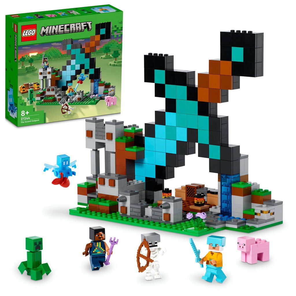 21244 LEGO® Minecraft Zobenu apsardzes postenis cena un informācija | Konstruktori | 220.lv