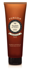 Dušas želeja - šampūns ar sandalkoka Perlier Body & Hair Shower Gel Sandalwood, 250 ml cena un informācija | Dušas želejas, eļļas | 220.lv