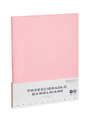 Хлопковая простыня Simply A437, розовая цена и информация | Простыни | 220.lv