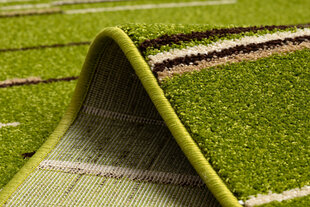 Rugsx ковровая дорожка Heat-Set Fryz Neli, зелёная, 60 см цена и информация | Ковры | 220.lv