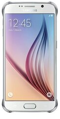 Samsung EF-QG920BSE Īpaši plāns aizmugures maks G920 Galaxy S6 Caurspīdīgs/Sudrabains (EU Blister) cena un informācija | Telefonu vāciņi, maciņi | 220.lv
