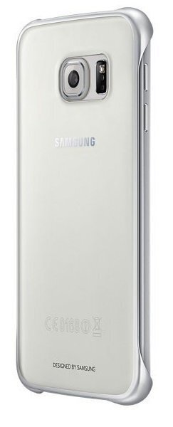 Samsung EF-QG920BSE Īpaši plāns aizmugures maks G920 Galaxy S6 Caurspīdīgs/Sudrabains (EU Blister) цена и информация | Telefonu vāciņi, maciņi | 220.lv