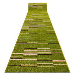Paklājs - celiņš HEAT-SET FRYZ NELI zaļš 80 cm cena un informācija | Paklāji | 220.lv