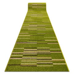 Rugsx ковровая дорожка Heat-Set Fryz Neli, зелёная, 90 см цена и информация | Ковры | 220.lv