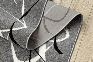 Rugsx ковровая дорожка Silver Choco, серая, 60 см цена и информация | Ковры | 220.lv