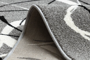 Rugsx ковровая дорожка Silver Choco, серая, 70 см цена и информация | Ковры | 220.lv
