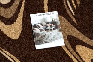 Rugsx ковровая дорожка Karmel Fryz, кофейная / коричневая, 80 см цена и информация | Ковры | 220.lv