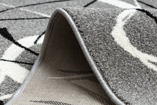 Rugsx ковровая дорожка Silver Choco, серая, 100 см цена и информация | Ковры | 220.lv