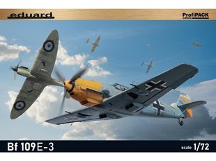 Eduard - Bf 109E-3 ProfiPack edition, 1/72, 7032 цена и информация | Kонструкторы | 220.lv