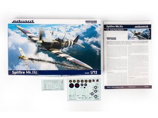 Eduard - Spitfire Mk.IXc Weekend edition, 1/72, 7466 cena un informācija | Konstruktori | 220.lv