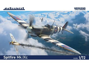 Eduard - Spitfire Mk.IXc Weekend edition, 1/72, 7466 cena un informācija | Konstruktori | 220.lv