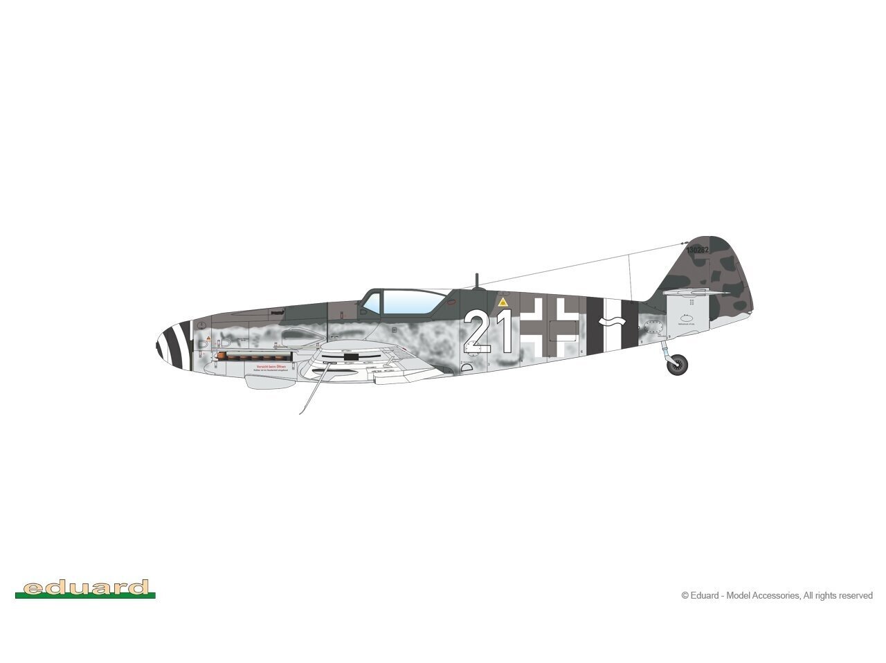 Eduard - Messerschmitt Bf 109G-10 Mtt Regensburg ProfiPack edition, 1/48, 82119 cena un informācija | Konstruktori | 220.lv