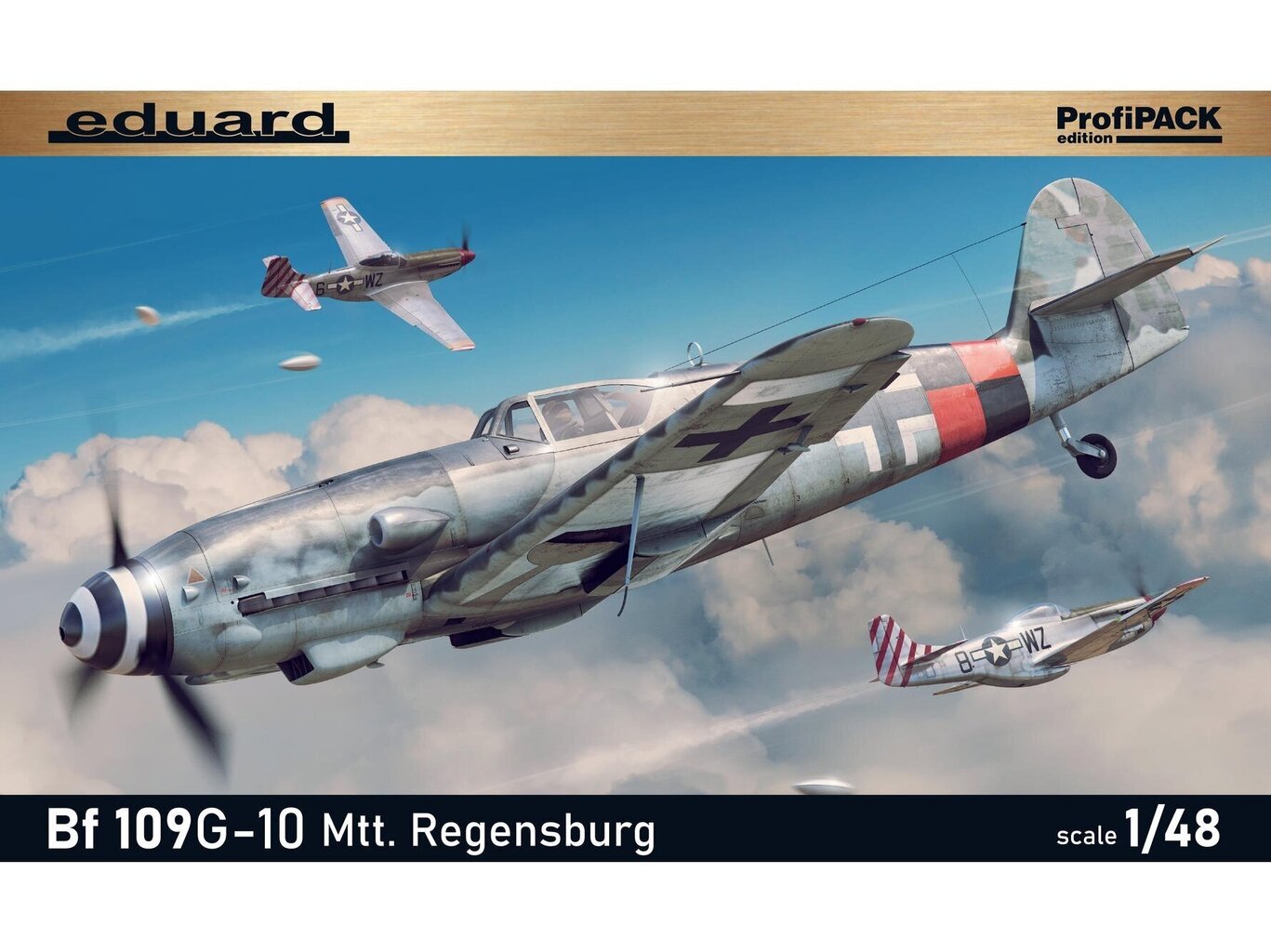 Eduard - Messerschmitt Bf 109G-10 Mtt Regensburg ProfiPack edition, 1/48, 82119 cena un informācija | Konstruktori | 220.lv