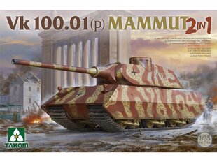 Takom - VK 100.01 (p) Mammut 2 in 1, 1/35, 2156 цена и информация | Конструкторы и кубики | 220.lv