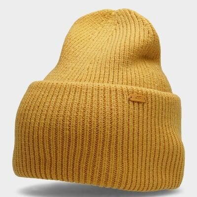 Cepure 4F H4Z22-CAD00771S, dzeltena cena un informācija | Sieviešu cepures | 220.lv