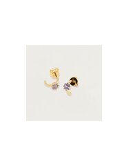 Очаровательные круглые серьги с цирконами Pdpaola Lavender LIS AR01-232 цена и информация | Серьги | 220.lv