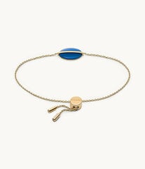 Skagen Позолоченный браслет с синим стеклом Sea Glass SKJ1576710 цена и информация | Женские браслеты | 220.lv