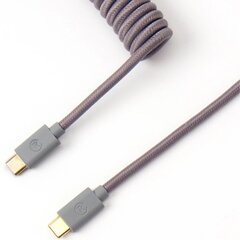 Keychron Coiled Type-C Cable, Grey cena un informācija | Klaviatūras | 220.lv