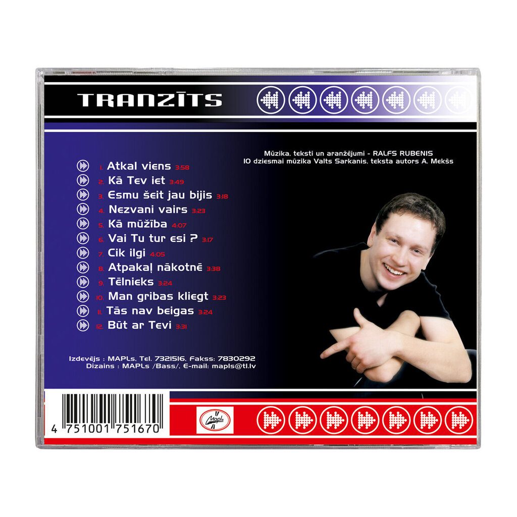 CD TRANZĪTS - ATPAKAĻ NAKOTNĒ cena un informācija | Vinila plates, CD, DVD | 220.lv