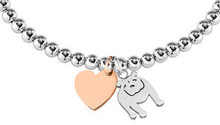 Двухцветный браслет La Petite Story Doggy and Heart LPS05AQI06 цена и информация | Женские браслеты | 220.lv