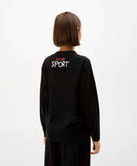 Футболка Gulliver с длинными рукавами для девочки, цвет белый/черный цена и информация | Рубашки для девочек | 220.lv
