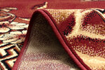 Rugsx ковровая дорожка BCF Trio, бордовая, 70 см