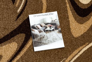 Rugsx ковровая дорожка Karmel Fryz, кофейная / коричневая, 70 см цена и информация | Коврики | 220.lv