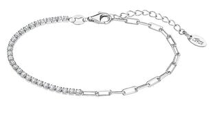 Lotus Silver Дизайнерский браслет-цепочка с позолотой и цирконами LP3270-2/1 цена и информация | Браслеты | 220.lv