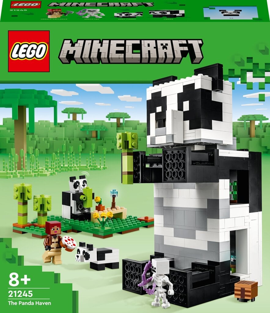 21245 LEGO® Minecraft Дом Панды цена | 220.lv