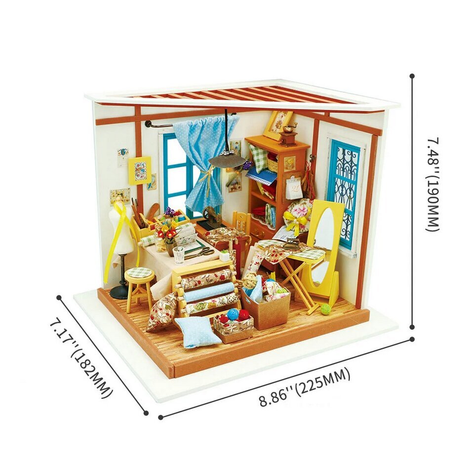 Mini mājas 3D konstruktors Lisa's tailor cena un informācija | Konstruktori | 220.lv