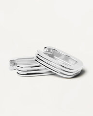 Минималистичные серебряные серьги Pdpaola Nova Silver AR02-505-U цена и информация | Серьги | 220.lv