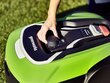 GREENWORKS Optimow 10 GSM robots pļāvējs 1000 m2 cena un informācija | Zāles pļāvēji roboti | 220.lv