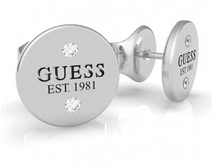 Элегантные стальные серьги с прозрачными кристаллами Guess Swarovski UBE79048 цена и информация | Серьги | 220.lv