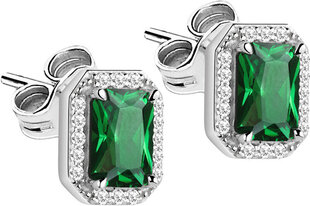 Morellato Серебряные серьги с зелеными кристаллами Tesori SAIW57 цена и информация | Серьги | 220.lv