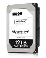 Western Digital Ultrastar DC HC520, 12TB|SATA 3.0|256 MB|7200 rpm|3,5"|0F30146 цена и информация | Внутренние жёсткие диски (HDD, SSD, Hybrid) | 220.lv