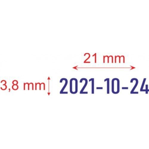 Datuma zīmogs 4810 3.8mm Trodat Iso цена и информация | Kancelejas preces | 220.lv