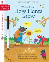 Wipe-Clean How Plants Grow 5-6 цена и информация | Книги для малышей | 220.lv