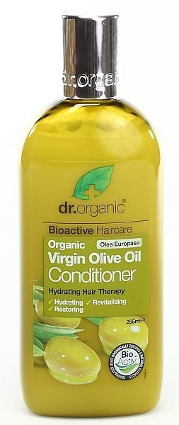 Dr. Organic matu balzams ar olīveļlu 265 ml cena un informācija | Matu kondicionieri, balzāmi | 220.lv