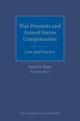War Pensions and Armed Forces Compensation: Law and Practice 2nd Revised edition цена и информация | Книги по экономике | 220.lv