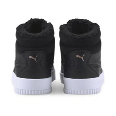 Sporta apavi sievietēm Puma Carina Mid FUR JR Puma Black Rose 30968301, melni cena un informācija | Sporta apavi sievietēm | 220.lv