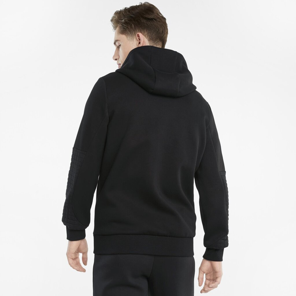 Džemperis vīriešiem Puma BMW MMS Full Zip Hoodie Puma Black 53118701, melns cena un informācija | Vīriešu jakas | 220.lv