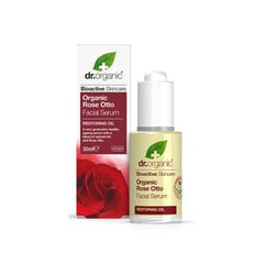 Dr. Organic rozes sejas eļļa 30 ml cena un informācija | Serumi sejai, eļļas | 220.lv