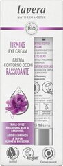 Acu krems Lavera 15 ml цена и информация | Сыворотки, кремы для век | 220.lv