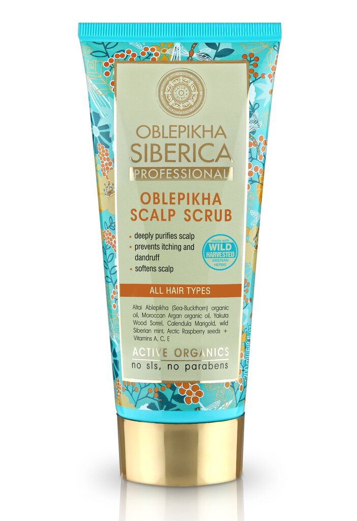 Galvas ādas pīlings Oblepikha (Scalp Scrub) 200 ml цена и информация | Matu uzlabošanai | 220.lv