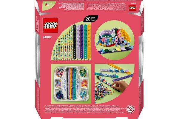 41807 LEGO® DOTS Rokassprādžu megapaka dizaineriem cena un informācija | Konstruktori | 220.lv