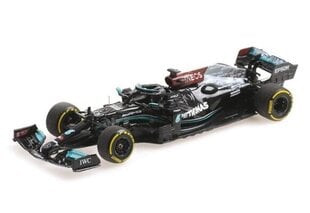 MERCEDES-AMG PETRONAS W12 E HAMILTON BAHRAIN GP 2021 MINICHAMPS 1:43 410210144 цена и информация | Коллекционные модели автомобилей | 220.lv