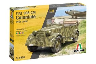FIAT 508 CM COLONIALE with Crew ITALERI 1:35 6550 cena un informācija | Kolekcionējamie modeļi | 220.lv