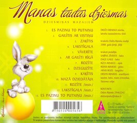 CD - Manas Tautas Dziesmas - Dziesmiņas Mazajiem cena un informācija | Vinila plates, CD, DVD | 220.lv